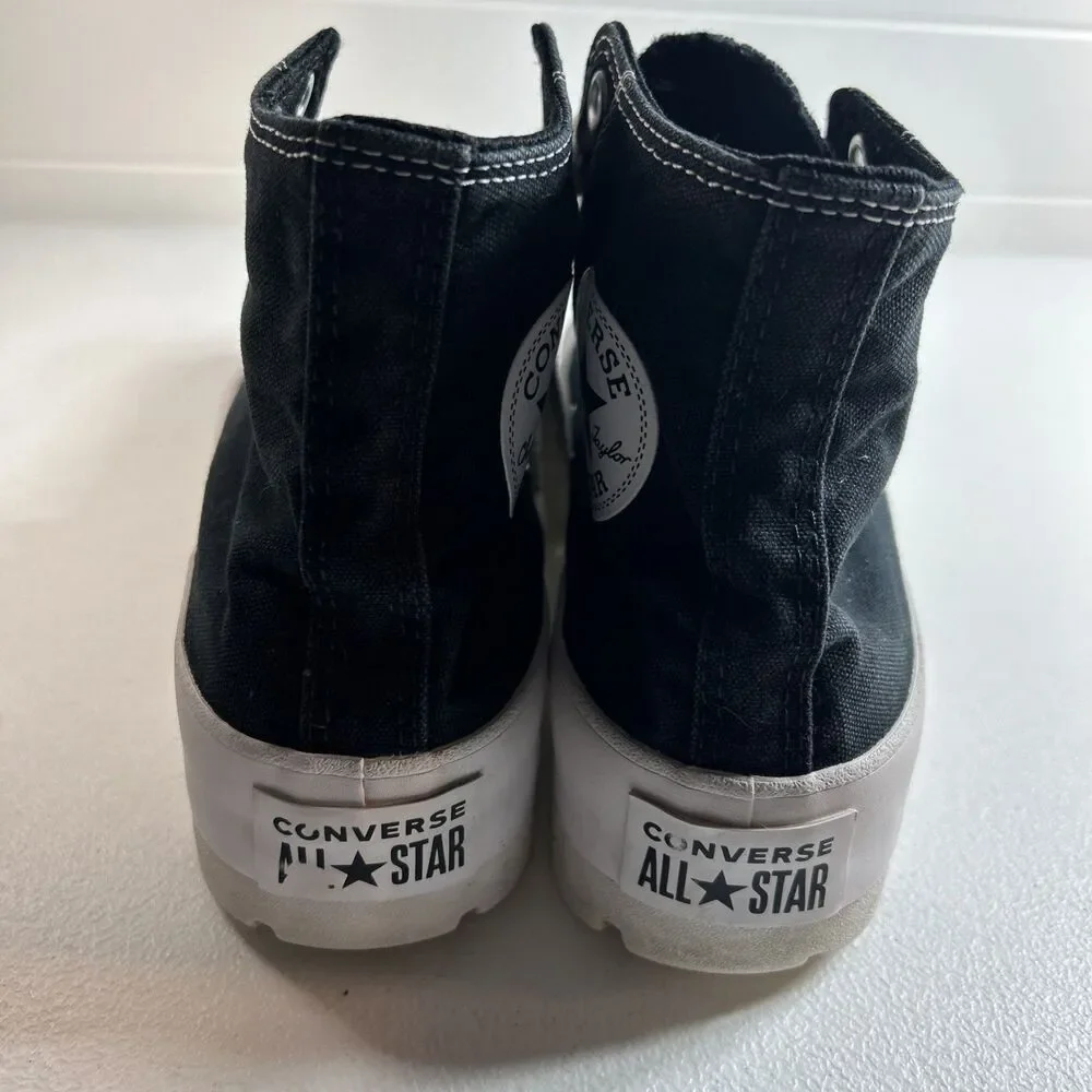 Converse Women’s Shoes Size 9 Black/White CTAS Hi Lugged Platform All Star Chuck
